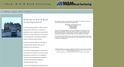 Desktop Screenshot of mmroadsurfacing.co.uk